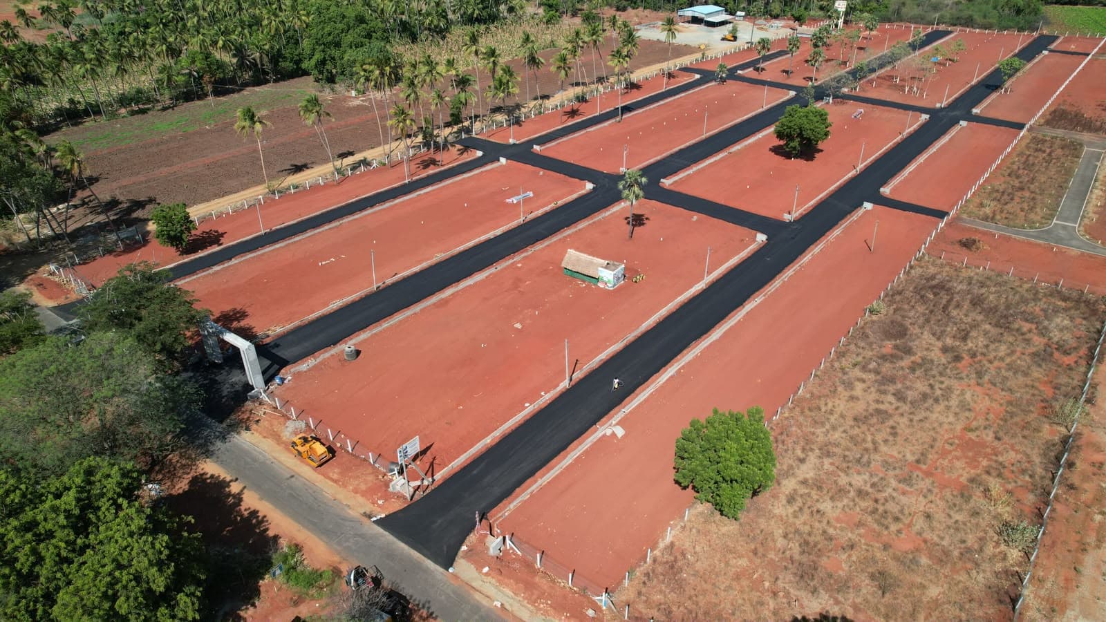 Completed Bituminous Access Road — Bituminous Roads